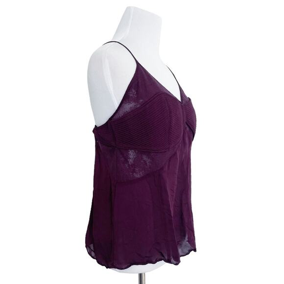 ARITZIA TALULA Plum Purple Corset Top Size L - Picture 4 of 8